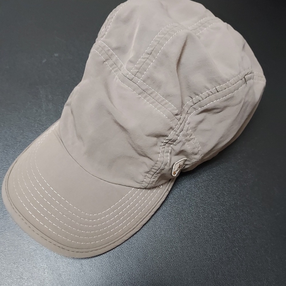 Kuhl 5 Panel Hat Mens OSFA Adjustable Hiking Outdoor Tan Brown Faded